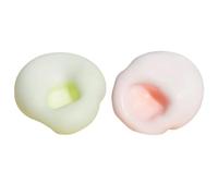 Stress Relief Sand Glutinous Balls, 2PCS Slow Rising Squishy Fidget Toys, Stress Ball Squish Toy for Kids Adults Women Men Birthday Classroom Prizes Boys Girls Bag Fillers Christmas Stocking Stuffers