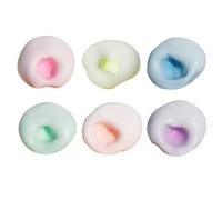 Stress Relief Sand Glutinous Balls, 6PCS Slow Rising Squishy Fidget Toys, Stress Ball Squish Toy for Kids Adults Women Men Birthday Classroom Prizes Boys Girls Bag Fillers Christmas Stocking Stuffers