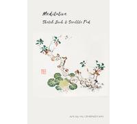 Stress Relief Sketchbook for Adults - Mindful Drawing Journal for Relaxation, Meditative Doodle Notebook for Anxiety Relief, Therapeutic Scribble Pad for Creativity, Calming Art Journal for Self Care