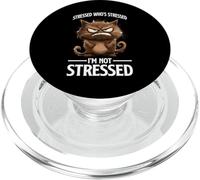 Stressed Who's Stressed I'm Not Stressed Emotion Relief - PopSockets PopGrip pour MagSafe