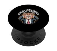 Stressed Who's Stressed I'm Not Stressed - PopSockets PopGrip Adhésif