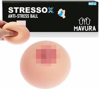 STRESSOX Balle de pétrissage des seins Anti-stress Squeeze Boobs Balle de massage des seins