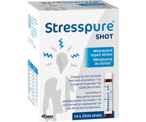 Stresspure Shot Complément Alimentaire Sensation Apaisante Et Résistance Au Stress 14x25ml