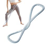 Stretch Bands, 8 Shaped Yoga Fitness Resistance Rope, Portable Exercise Band for Arm Leg Back Shoulder Sculpting Strength Training at Home Studio Apartment Travel Workout, Multicolor
