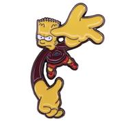 Stretch Dude Treehouse Horror Superhero Super Hero Animated Cartoon Comédie TV Show Animation Humour Blague Badge en émail 3,8 cm, 1.5 Inches, Émail, émail