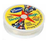 Stretch Magic Cordon de Perles Transparent de 7 mm x 25 m