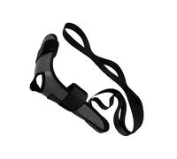 Stretch Strap, Pilates Leg Stretcher, Blue Black, Fascia Hamstring Belt, Yoga Exercise Tool, Adjustable Loops for Flexibility, Women Men Workout, Gymnastics Stretching Support