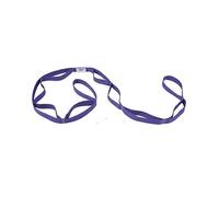 Stretch Strap with Loops for Physical Therapy, Flexibility. Non-elastic Band for Yoga Pilates