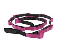 Stretch Strap Yoga Nylon Elastic Band Exercice Equipment for Home Workout Flexibility Pilates (Rose)