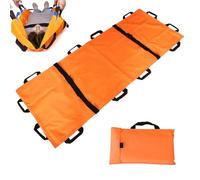 Stretcher souple et portable avec 12 poignées en caoutchouc et sac de transport - Étendue médicale pliable - Déménageur d'animaux patients pour évacuation d'urgence et de victimes - Capacité de 181,4