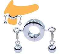 Stretchers à Bille En Acier Inoxydable MâLe, AméLiorer La Dureté Musculaire, Endurance Training Set -Stretching Accessories- D20 (Deux Billes)
