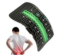 Stretching lombaire réglable de traction et de massage | Planche de soutien lombaire et étirement de colonne vertébrale pour femmes et hommes, maison, gym, voyage, yoga, pilates et récupération