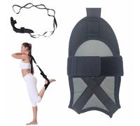 Stretching Strap with Loops and Detachable Foot,Fascia Stretcher,leg stretcher,Foot & Calf Stretcher for Yoga,for Yoga,Gymnastics,And Flexibility Training (Gray)
