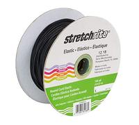 Stretchrite 131,7 m Noir Rond Cordon élastique Bobine