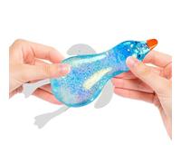 Stretchy Duck Squeeze Toys, Cute Duck Sugar Stress Relief Ball, Ultra Soft and Moldable Slow Rise Relaxing Sensory Fidget Toys, Ideal for Improve Focus Relaxing for Kids Adults