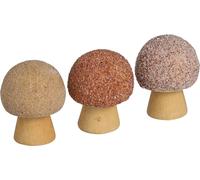 Streudeko champignons en bois Deko Mini champignons brun Ø2cm 24 pcs Automne Décoration de table bricolage DIY