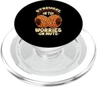 STREUSEL on Top Worries on Mute PopSockets PopGrip pour MagSafe