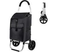 Strex Entretoise d'épicerie avec Roues - Pliable - Sac d'épicerie Amovible - Chariot