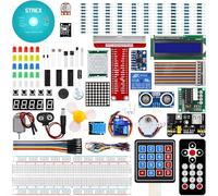 Strex Raspberry Pi Starter Kit 2022 - 189 Delig - Pi3 & Pi4 - GPIO / Télécommande / Moteur / LCD Display / Relais / Keypad / Capteur de mouvement et plus encore! - DVD avec manuels - Boîte de rangement en plastique