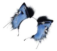 Streysisl Bandeau d'oreille en peluche pour femme - Accessoire de cheveux doux et confortable pour danse, jeux scolaires, théâtre, costumes, spectacles de scène