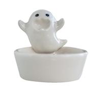 Streysisl Bougeoir en céramique - Bougeoir d'Halloween - Bougeoir en céramique, décoration de bureau pour chambre à coucher, salon, balcon