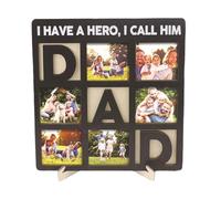 Streysisl Cadre photo de collage pour maman, cadre photo décoratif, cadre photo pour la fête des pères, cadre photo en bois pour maman papa de la part de filles, fils
