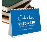 Streysisl Calendrier de bureau debout 2025 | Petite année de serpent - Décoration portable pour la maison, l'école, le dortoir, le café, l'hôtel