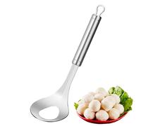 Streysisl Cuillère à boulettes de viande en acier inoxydable - Cuillère à boulettes de viande en acier inoxydable avec trous | Gadgets de cuisine, long manche, moule anti-adhésif pour cuisine, salle à