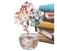 Streysisl Décoration d'arbre en cristal - Décoration de Noël faite à la main - Décoration de bureau à énergie positive pour la maison, les chambres, le salon, les studios de yoga, les salles de