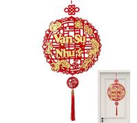 Streysisl Décorations du Nouvel An vietnamien, décorations de festival de printemps en forme d'éventail, ornement | Décoration créative pour la maison, les magasins d'entreprise