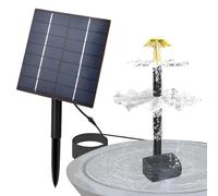 Streysisl Fontaine solaire pour bain d'oiseaux - Kit de pompe solaire pour bassin | Fontaines solaires pour bain d'oiseaux, fontaines à eau pour colibri pour jardin, piscine, étang
