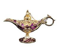 Streysisl Lampe arabe, décoration vintage classique en métal, lampe à souhaits et boîte à bijoux | Lampe Aladdin pour décoration d'intérieur