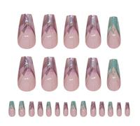 Streysisl Lot de faux ongles colorés, mignons et faciles à utiliser, fournitures pour les vacances, les rendez-vous, les fêtes d'anniversaire