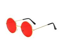 Streysisl Lunettes De Soleil Rondes - Lunettes De Soleil Hippie Style Rétro Des Années 60 - Lunettes De Soleil Colorées Lunettes Pour Hommes Femmes Costumes Fêtes Cadeaux