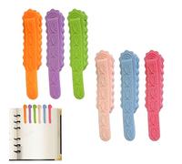 Streysisl Marque-pages mignons pour femme | Marque-pages amusants en forme de chat - Porte-page en silicone - Accessoires de lecture pour femmes, hommes, enfants, enseignants, amateurs de livres
