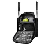 Streysisl Porte-clés Softball, Porte-clés de Baseball sur Le thème de la Balle, Porte-clés de Baseball en Acrylique pour Femme, Noir, Refer to Description