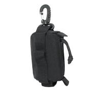 Streysisl Porte-monnaie de voyage | Porte-clé portable - Porte-monnaie, portefeuille pour espèces, organiseur multifonctionnel pour écouteurs, cartes, clés, billets en papier, Noir , Refer to