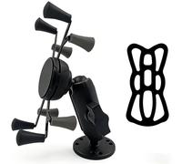 Strg Support de tablette de voiture avec base ronde à visser pour iPad/tablettes 6"