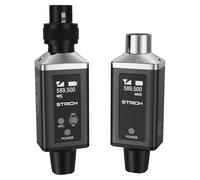 STRICH Émetteur récepteur XLR sans fil UHF 16 canaux pour micro dynamique et condensateur, compatible avec mixeur audio, système de sonorisation, M3