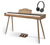 STRICH Piano numérique 88 touches, clavier lesté à action marteau, clavier de piano électrique pleine taille avec support, 2 haut-parleurs 25 W x 2, prend en charge la connexion USB-MIDI/sans fil SDP