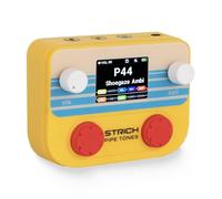 STRICH Pipe Tones Pocket Multi-Effects Processor pour guitare et basse avec 10 modules d’effets 125 effets Looper 40s 100 patterns de batterie Interface audio USB Contrôle sans fil (Orange)