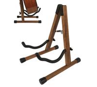 STRICH Support de guitare en bois, support pliable de type A pour guitares acoustiques et électriques, support en bois pour ukulélé, basse, violoncelle, mandoline et banjo, SGS-02