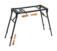 STRICH Support pliable pour clavier de piano - Réglable et portable - Support de musique robuste - Convient aux pianos numériques électriques 54/61/88 touches - Table de clavier musicale robuste