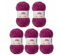 Strickfein Himalaya Dolphin - Super Bulky (6) - 80338 - Pelote de laine à tricoter pour bébé - 100 g - 120 m - Aiguille 6,5 mm - 5 x 100 g - Baie claire