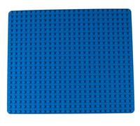 Strictly Briks Classic Big Briks Baseplate By 100% Compatible With All Major Brands Large Pegs For Toddlers 13.75 X 16.25 Building Brick Tight Fit Stackable Base Plate Blue