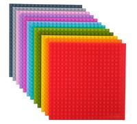 Strictly Briks Les plaques de Base empilables Classic sont 100% compatibles avec Toutes Les Grandes Marques, Disponibles en 12 Couleurs Arc-en-Ciel et dans Une Taille de 6 x 6 Pouces.