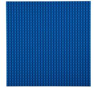 Strictly Briks Plaque de Base empilables - de qualité - Compatible avec Les Plus Grandes Marques - 25,4 x 25,4 cm - Bleu