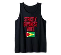 Strictly Guyanese Vibes Guyana Flag jouvert Débardeur
