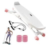 Stridon Balance Board, New Stridon All Motion Exerciser, Portable Ski Balancing Machine Featuring Resistance Bands & LED Monitor, 800 Lbs Capacity, for Home Core & Full Body Workout (White)