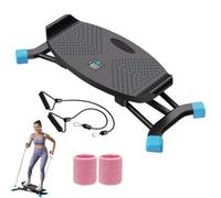 Stridon Balance Board, New Stridon All Motion Exerciser, Portable Ski Balancing Machine Featuring Resistance Bands & LED Monitor, 800 Lbs Capacity, for Home Core & Full Body Workout (Black)